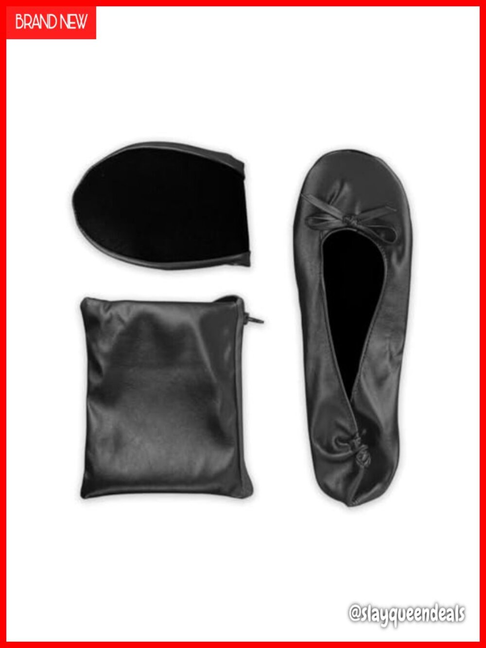 Foldable Ballet Flats Women Portable Roll Up Travel Shoes Wedding Bridesmaid